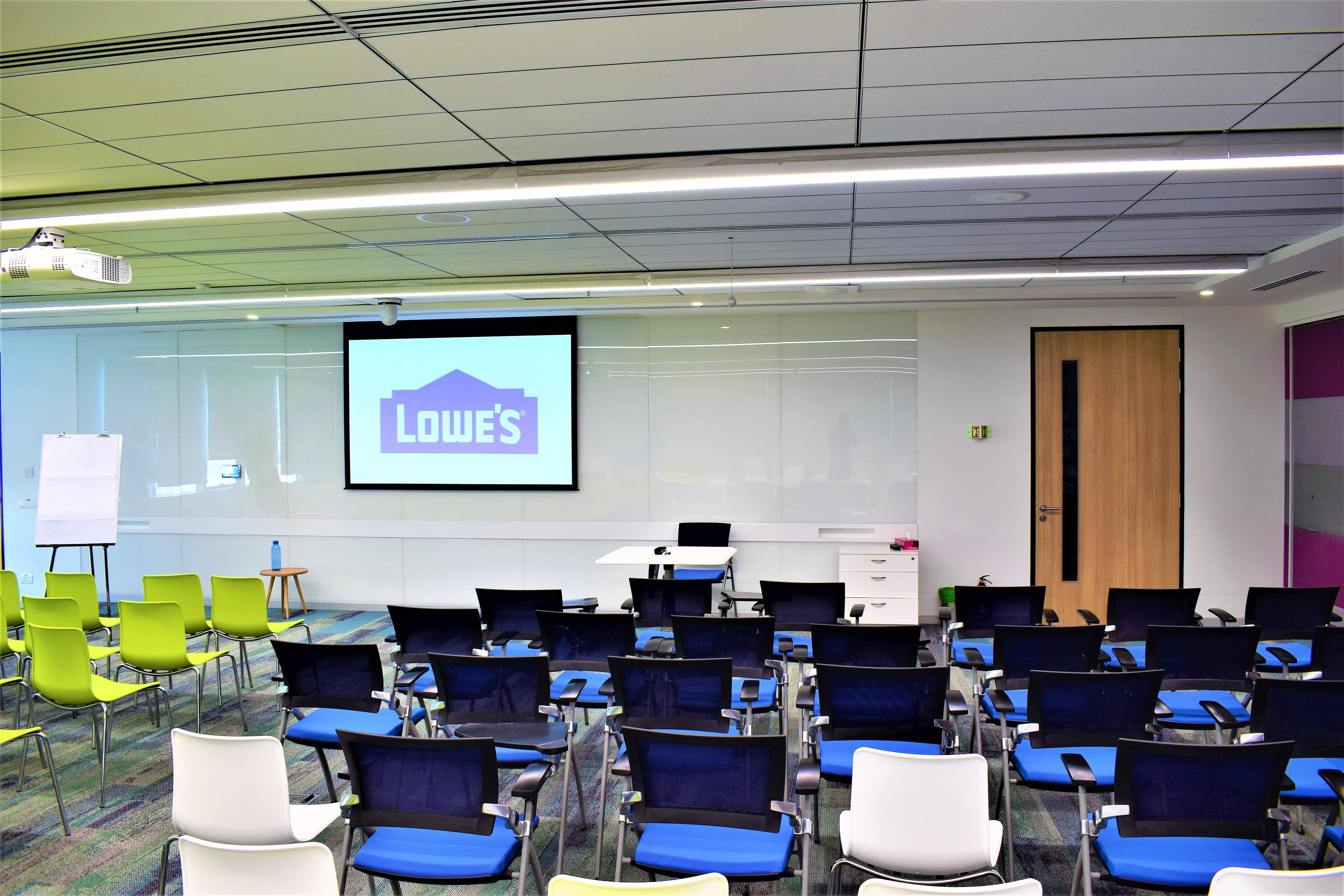 Audiovisual integration for cafeteria-town halls, meeting rooms and conference rooms.
