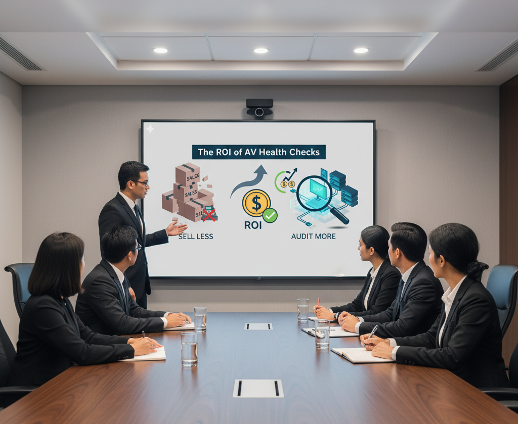Sell Less, Audit More — The ROI of AV Health Checks