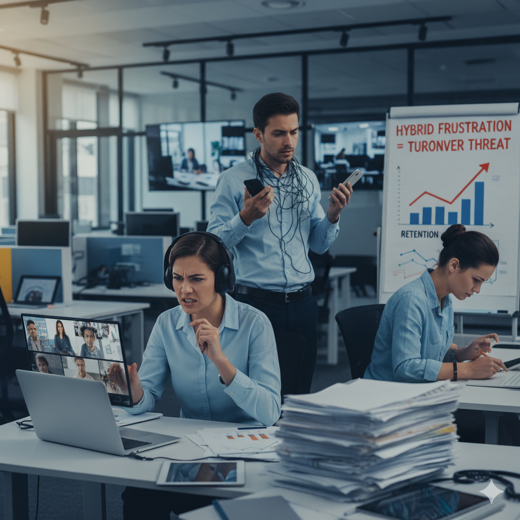 Hybrid Frustration Is a Retention Risk