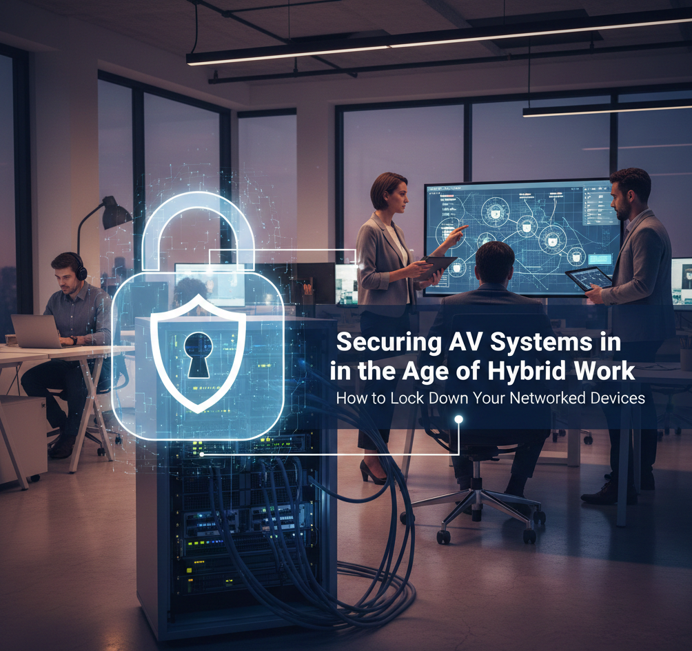 Securing AV Systems in the Age of Hybrid Work: How to Lock Down Your Networked Devices